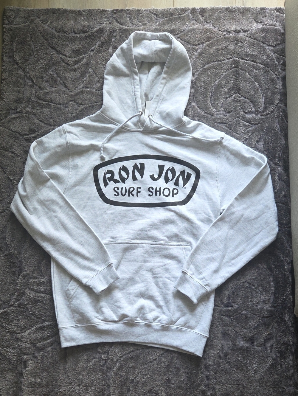Men's White Hoodie Sweatshirt, Ron Jon, NWT